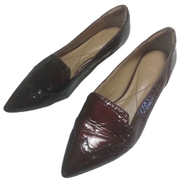 ISOLA Patent Point Toe Flats - Picture 1 of 9